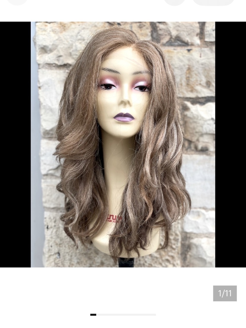 SALE Thick blonde mix sidepart swisslace wig waves